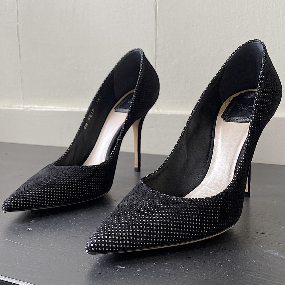 Christian Dior Suede Mesh Pump size 38 1/2
